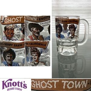 👻1960s Ghost Town — Knott’s Berry Farm — California | Thick Clear Glass Mug